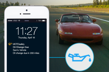 MOTOsafety car maintenance alerts