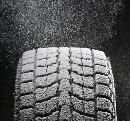 tire with snow