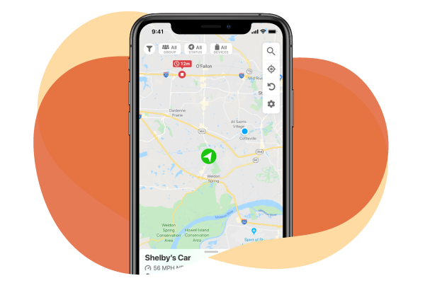 Mobile app map