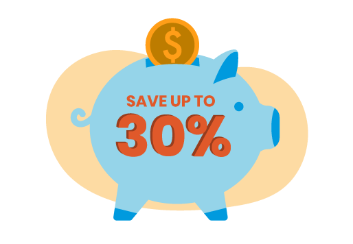 Insurance save 30 percent