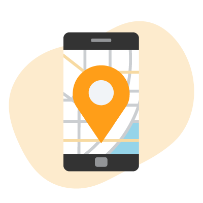 Map locator icon